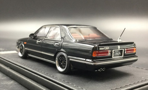 1/43 IG Ignition Model Nissan Gloria Cima (Y31) (Black) Car Model IG1088