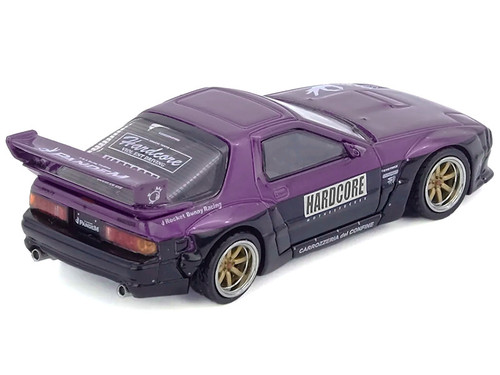 1/64 Inno Mazda RX-7 RX7 (FC3S) Pandem Rocket Bunny (Purple) Diecast Car Model