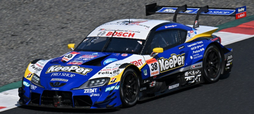 1/43 Spark KeePer CERUMO GR Supra TGR TEAM KeePer CERUMO No.38 GT500 SUPER GT 2025 H. Ishiura - T. Oyu Car Model