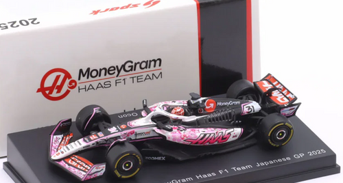 1/64 Spark Haas VF-25 No.31 MoneyGram Haas F1 Team Japanese GP 2025 Esteban Ocon Car Model