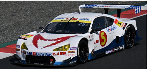 1/43 Spark MACH Syaken Air Buster MC86 Mach-Go TEAM MACH No.5 GT300 SUPER GT 2025 Y. Shiotsu - I. Kimura Car Model