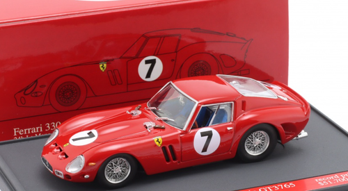 1/43 Brumm 1962 Ferrari 330 GTO #7 24h LeMans SpA Ferrari SEFAC Mike Parkes, Lorenzo Bandini Car Model