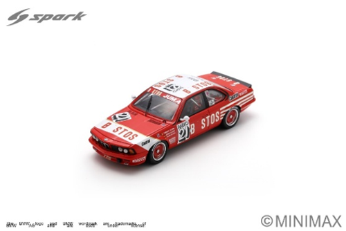 1/43 Spark BMW 635 Csi No.21 Winner 24H Spa 1983 T. Tassin - A. Hahne - H. Heyer Car Model