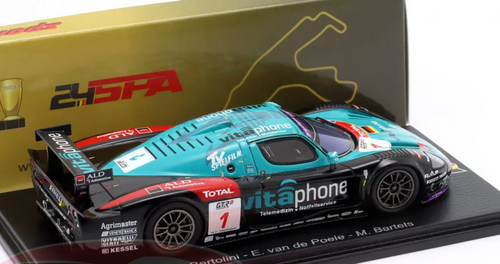 1/43 Spark Maserati MC12 GT1 NO.1 Winner 24H Spa 2006  A. Bertolini - E. van de Poele - M. Bartels Car Model
