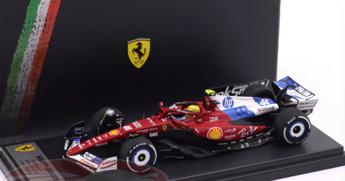 1/43 Looksmart 2025 Formula 1 Ferrari SF-25 Miami GP 2025 #44 Lewis Hamilton Car Model
