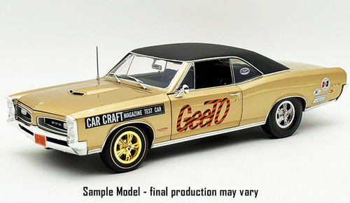 1/18 ACME 1966 Pontiac GTO Car Craft Test Car Diecast Car Model