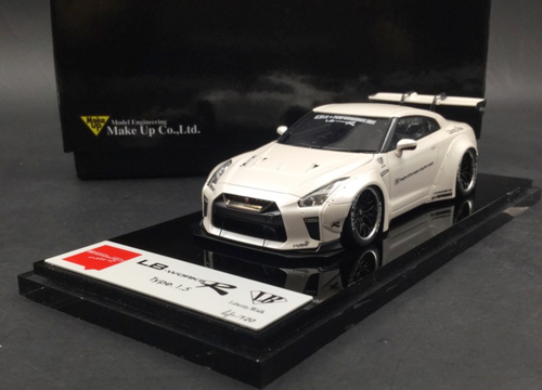 1/43 Makeup Nissan Skyline GTR GT-R Type 1.5 LB Works Liberty Works (Pearl White) Car Model