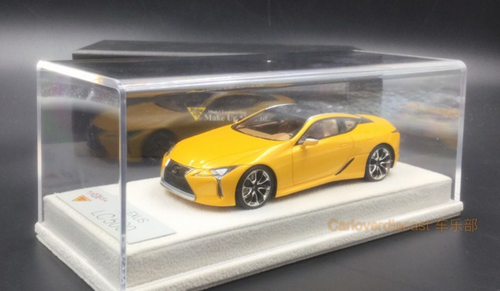 1/43 Makeup Lexus LC LC500 S Package (Yellow) Car Model