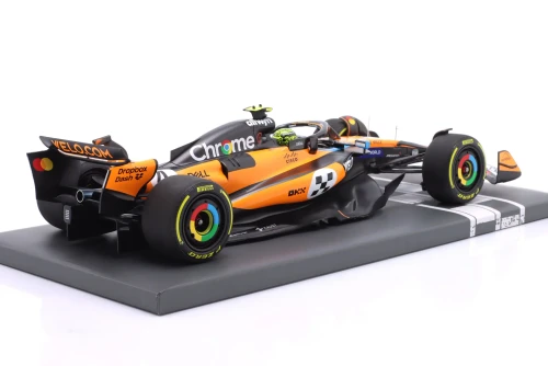 1/18 Minichamps 2025 Formula 1 McLaren F1 Team MCL39 Monaco GP Winner #4 Lando Norris Car Model