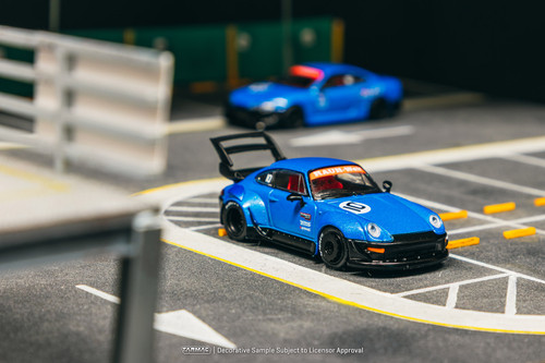 1/64 Tarmac Works Porsche 911 RWB 993 (Blue) Tarmac Works 10th Anniversary Diecast Car Model 1/64 Tarmac Works Porsche 911 RWB 993 (Blue) Tarmac Works 10th Anniversary Diecast Car Model