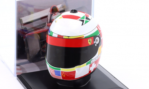 1/5 Spark 1995 Formula 1 Gerhard Berger Scuderia Ferrari #28 Helmet Model