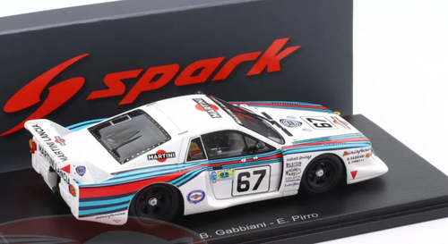 1/43 Spark Lancia Beta Montecarlo Turbo No.67 24H Le Mans 1981 B. Gabbiani - E. Pirro Car Model
