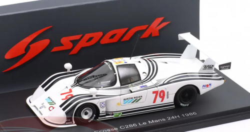 1/43 Spark Ecosse C286 No.79 24H Le Mans 1986 D. Leslie - R. Mallock - M. Wilds Car Model