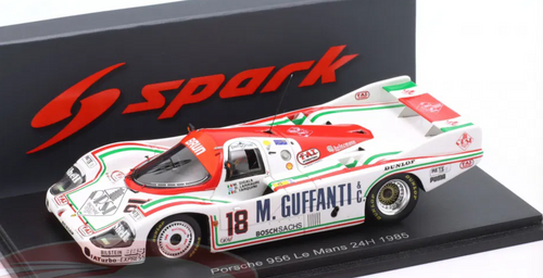 1/43 Spark Porsche 956 No.18 Le Mans 24H 1985 M. Sigala - O. Larrauri - G. Tarquini Car Model