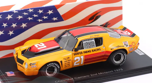 1/43 Spark Chevrolet Camaro No.21 2nd Mosport 1975 Chad Schafer Car Model