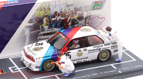 1/43 Spark BMW M3 E30 No.35 Winner 24H Nürburgring 1989 R. Ravaglia - E. Pirro - F. Giroix Car Model