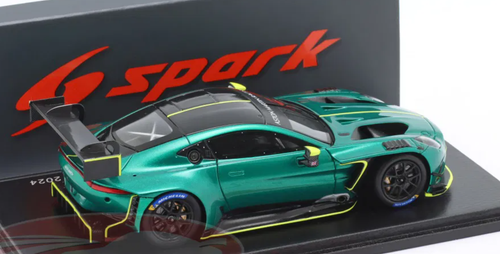 1/43 Spark Aston Martin Vantage AMR GT3 EVO Presentation 2024 (Green) Car Model