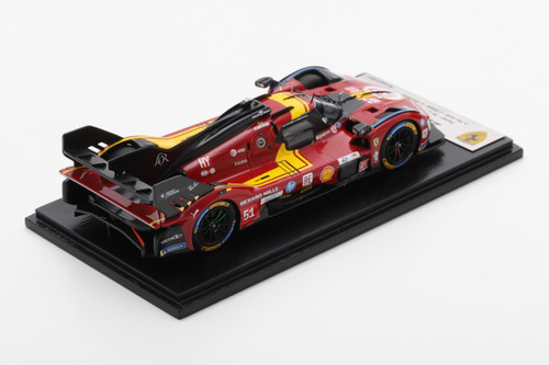 1/43 Looksmart 2025 Ferrari 499P #51 3rd 24h LeMans Ferrari AF Corse Antonio Giovinazzi, Alessandro Pier Guidi, James Calado Car Model