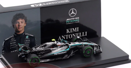 1/64 Minichamps Mercedes-AMG Petronas F1 W16 E Performance #12 Andrea Kimi Antonelli China GP Diecast Car Model
