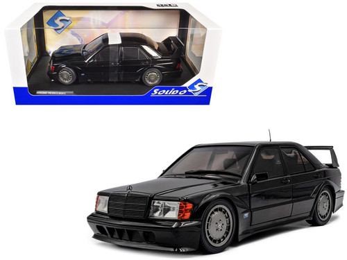 1/18 Solido 1990 Mercedes-Benz 190 W201 Evo II (Black) Diecast Car Model