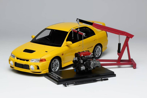 1/18 Motorhelix Mitsubishi Lancer Evo Evolution IV (Yellow
