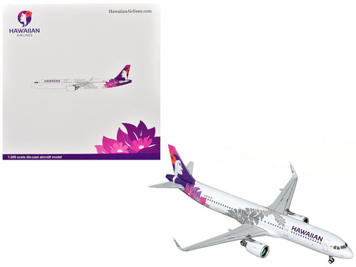 航空機・ヘリコプター Hawaiian Airlines A321neo 1:200 Airbus A321neo Commercial Aircraft 