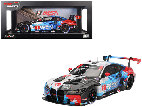1/18 Top Speed BMW M4 GT3 EVO #1 Paul Miller Racing 2025 IMSA DAYTONA 24Hrs Car Model