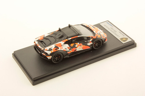 1/43 Looksmart 2022 Lamborghini Huracan Sterrato All-Terrain (Camouflage Orange) Car Model