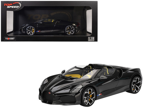 1/18 Top Speed Bugatti Atlantic Concept (Nocturne Black) Car Model