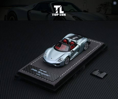 ？！？！？！ 1/64 Top Lux Porsche 918 Spyder (Silver) Diecast Car Model