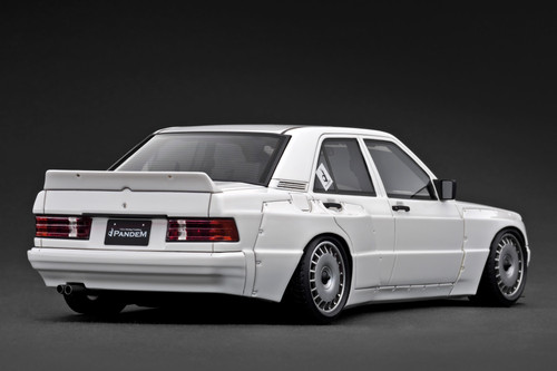 1/18 IG Ignition Model Mercedes-Benz 190 Pandem (White) Car Model
