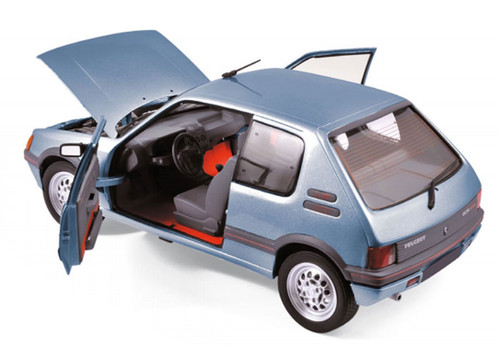 1/18 Norev Peugeot 205 GTI 1.6 (Blue) Diecast Car Model