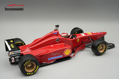 1/18 Tecnomodel Ferrari F310 1996 San Marino GP Driver: Eddie Irvine Limited Edition Car Model with Driver Figure