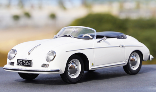 1954 Porsche 356 Coupe Green with White Interior 1/18 Diecast Model Car by  Norev