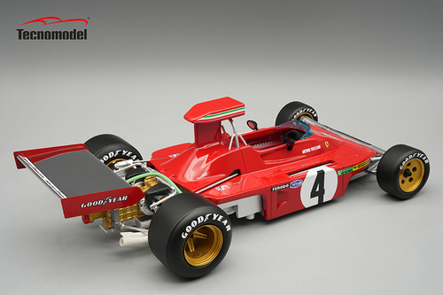 1/18 Tecnomodel Ferrari 312B3-73 1973  Canada GP Driver: Arturo Merzario Broke Nose Limited Edition Car Model