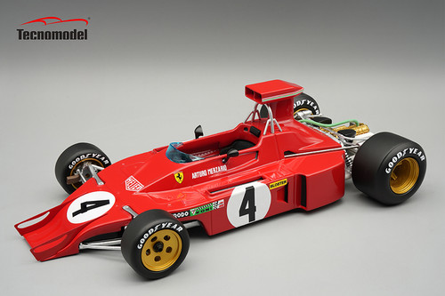 1/18 Tecnomodel Ferrari 312B3-73 1973 Watkins Glen GP Driver: Arturo Merzario Limited Edition Car Model