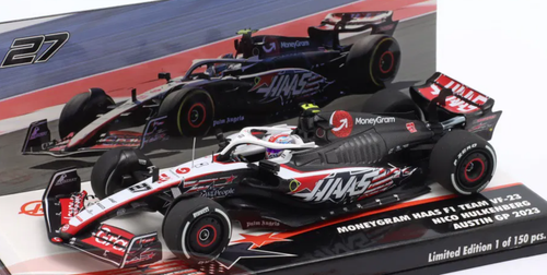 1/43 Minichamps 2023 Formula 1 Nico Hülkenberg Haas VF-23 #27 USA GP Car Model 1/43 Minichamps 2023 Formula 1 Nico Hülkenberg Haas VF-23 #27 USA GP Car Model