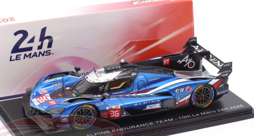 1/43 Spark Alpine A424 No.36 ALPINE ENDURANCE TEAM 10th Le Mans 24H 2025 M. Schumacher - F. Makowiecki - J. Gounon Car Model