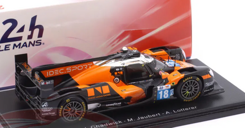 1/43 Spark Oreca 07 - Gibson No.18 IDEC SPORT Le Mans 24H 2025 J. Chadwick - M. Jaubert - A. Lotterer Car Model