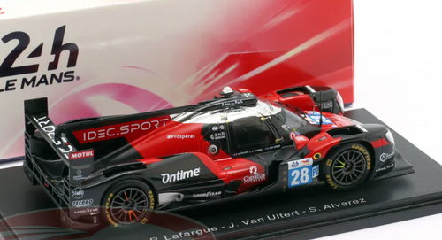 1/43 Spark Oreca 07 - Gibson No.28 IDEC SPORT Le Mans 24H 2025 P. Lafargue - J. Van Uitert - S. Alvarez Car Model