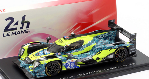1/43 Spark Oreca 07 - Gibson No.29 TDS RACING Le Mans 24H 2025 R. Sales - M. Beche - C. Novalak Car Model