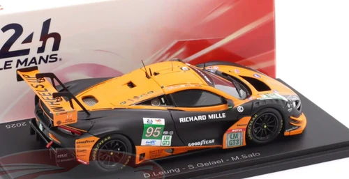 1/43 Spark McLaren 720S LMGT3 Evo No.95 UNITED AUTOSPORTS Le Mans 24H 2025 D. Leung - S. Gelael - M. Sato Car Model