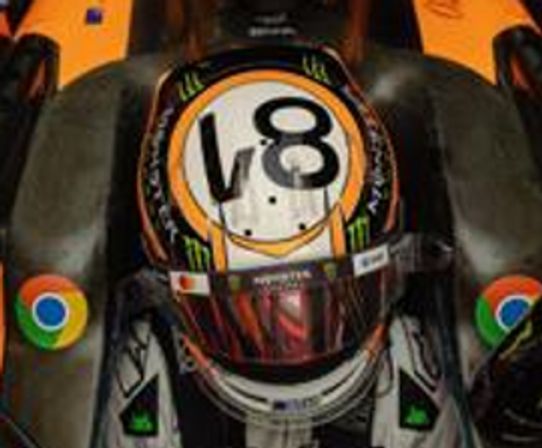 1/5 Spark McLaren Formula 1 Team - Oscar Piastri - Monaco GP 2025 Helmet Model