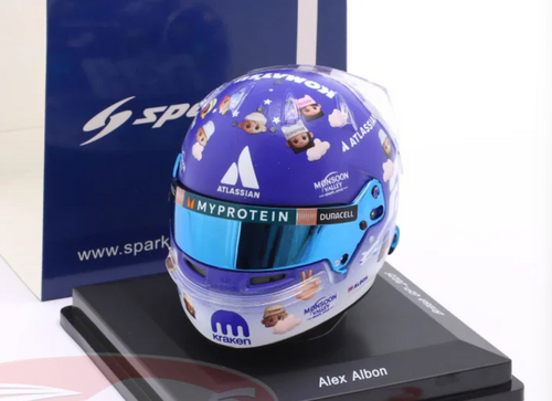 1/5 Spark Williams Racing - Alexander Albon - British GP 2025 Helmet Model