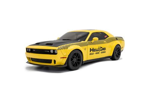 1/18 Solido 2023 Dodge Challenger SRT Hellcat Redeye Widebody HYC Hellcab Yellow Diecast Car Model
