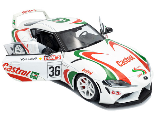 1/18 Solido 2023 Toyota GR Supra (Pearl White) Diecast Car Model