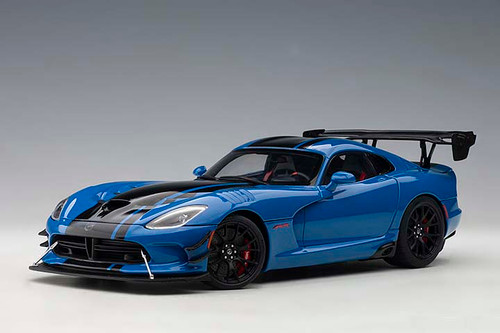 1/18 AUTOart Dodge Viper ACR (Competition Blue with Black Stripes) Car Model