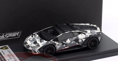 1/43 Looksmart 2023 Lamborghini Huracan Sterrato All-Terrain (Camouflage Snow Version) Car Model 1/43 Looksmart 2023 Lamborghini Huracan Sterrato All-Terrain (Camouflage Snow Version) Car Model