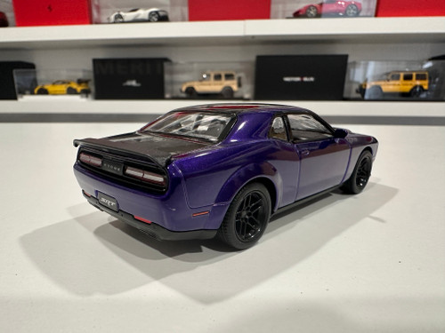 1/38 Kinsmart 2023 Dodge Challenger SRT Demon 170 (Purple) Diecast Car Model 1/38 Kinsmart 2023 Dodge Challenger SRT Demon 170 (Purple) Diecast Car Model