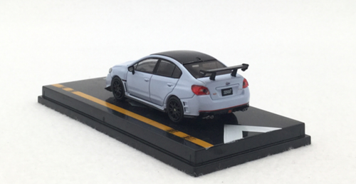 1/64 Tarmac Works TW Subaru WRX STI S208 Cool Grey Khaki Car Model